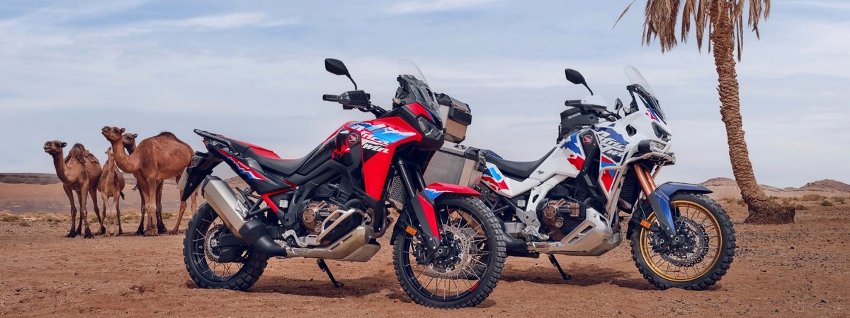 Honda Africa Twin et Africa Twin Adventure Sports dans le désert