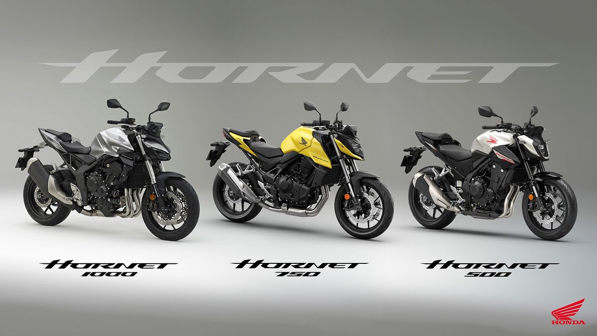 Honda Motorräder – Honda Hornet Familie: CB1000 Hornet, CB750 Hornet und CB500 Hornet