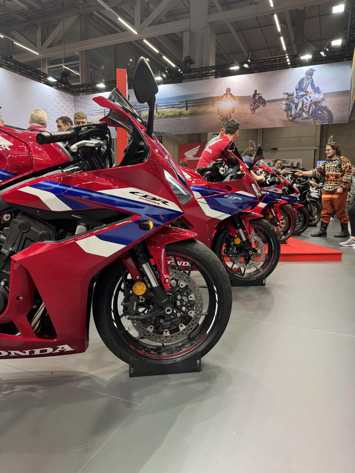 Les nouveaux modèles Honda CBR 2024 au Moto Festival à Berne