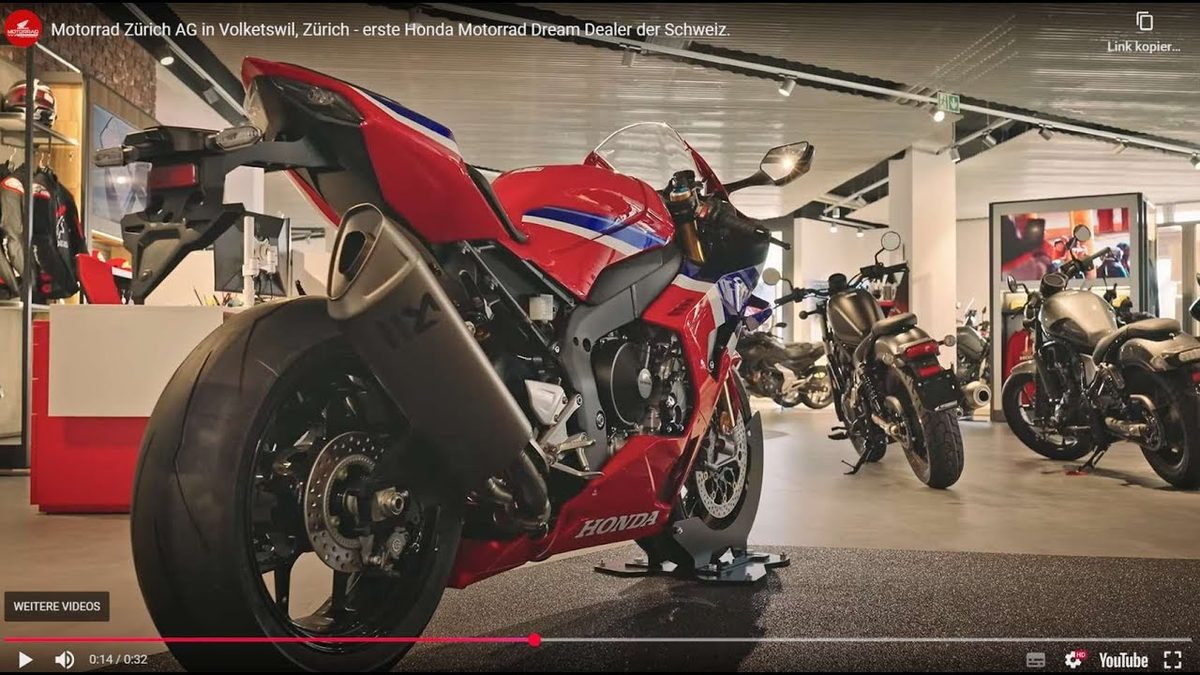 Motorradhändler Motorrad Zürich AG – erster Honda Motorrad Dream Dealer der Schweiz